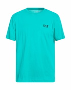 Ea7 Mens T-shirt in Turquoise
