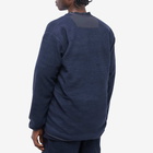 Comme des Garçons Homme Men's Boa Fleece Zip Liner in Navy