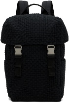 Bottega Veneta Black Voyager Backpack