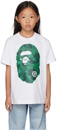 BAPE Kids White Big Ape Head T-Shirt