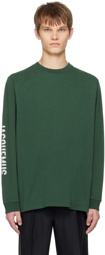 Jacquemus Green Guirlande 'Le T-Shirt Brilho Manches Longues' Long Sleeve T-Shirt