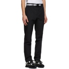 Fendi Black Cotton Belted Trousers