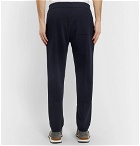 Berluti - Slim-Fit Tapered Mulberry Silk and Cotton-Blend Sweatpants - Navy