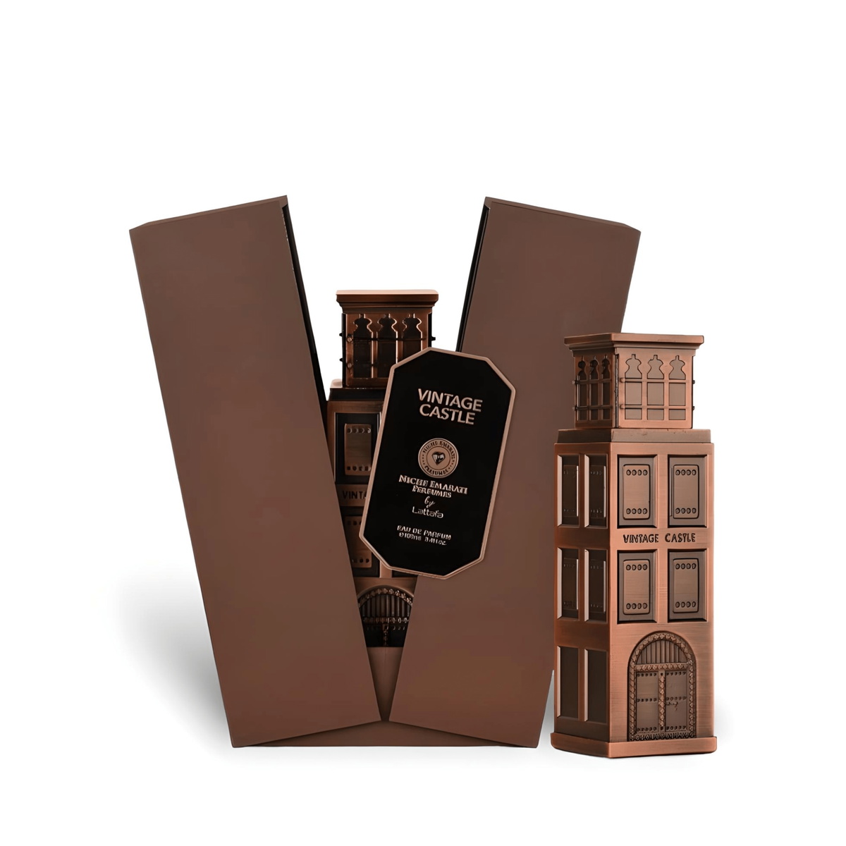 Lattafa Mens Niche Emarati Vintage Castle EDP Spray 3.4 oz Fragrances 6290360593005