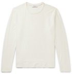 YMC - Textured-Cotton Sweatshirt - Ecru