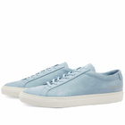 Common Projects Men's Original Achilles Low Nubuck Sneakers in Powder Blue