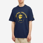 FUCT Men's Ape Logo T-shirt in Blue