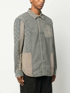 MARINE SERRE - Denim Button-down Shirt