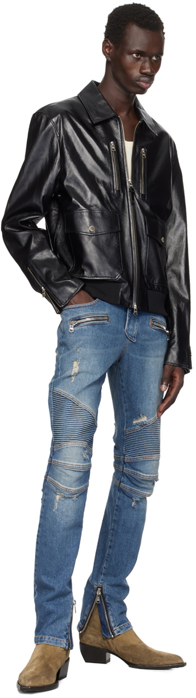 MACKAGE Black Chance Leather Jacket