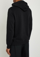 PS Paul Smith Appliquéd Hooded Cotton Sweatshirt Black