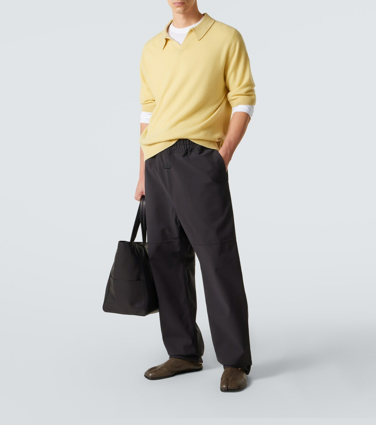 Le Kasha Bale cashmere polo sweater