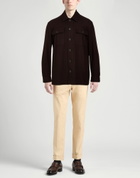 Drumohr Mens Jacket Dark in Brown