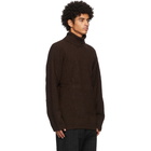 Our Legacy Brown Wool Large Turtleneck