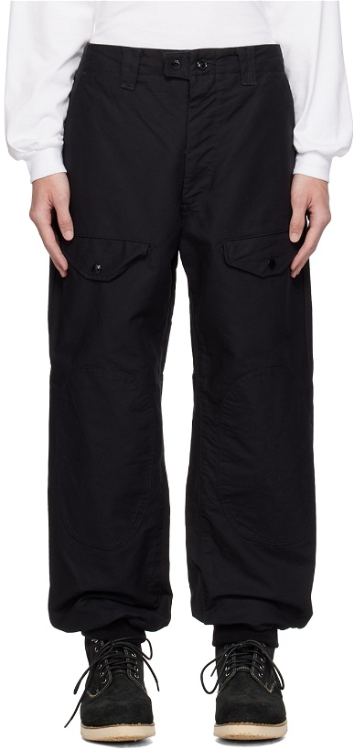 Photo: Engineered Garments Black Airborne Cargo Pants