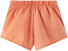 The Animals Observatory Kids Orange Puppy Swim Shorts