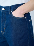 Gucci Denim Jeans With Embroidery