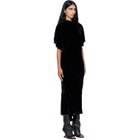 Rick Owens Black Tower Seb Midi Dress