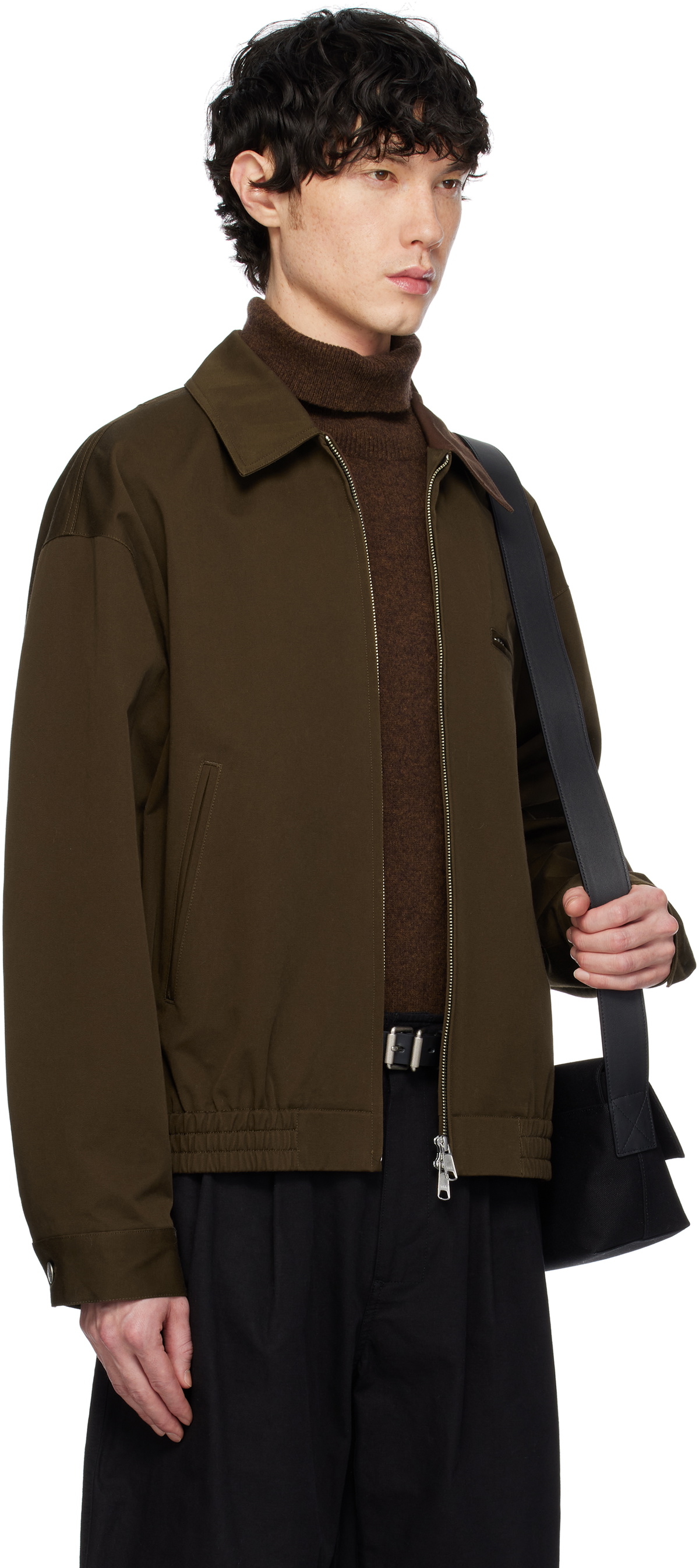 AFTER PRAY Brown Richard Drizzler Jacket