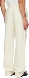 Casablanca Off-White Cashmere Terry Sweatpants