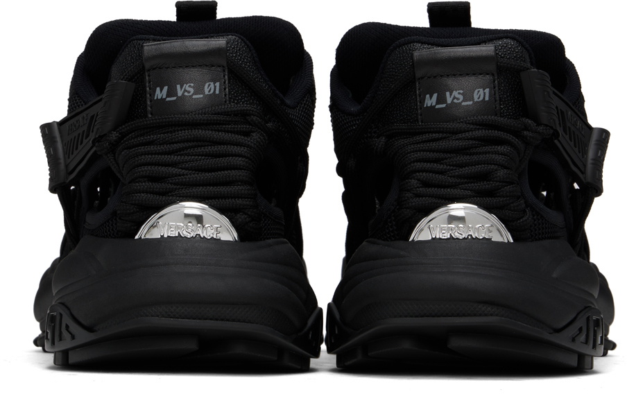 Versace Black Mercury M_VS_01 Sneakers Versace