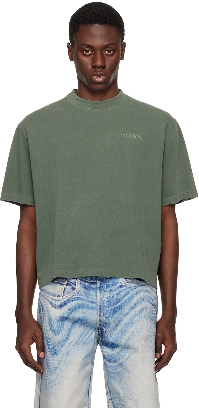 Photo: CAMPERLAB Green Cutout T-Shirt