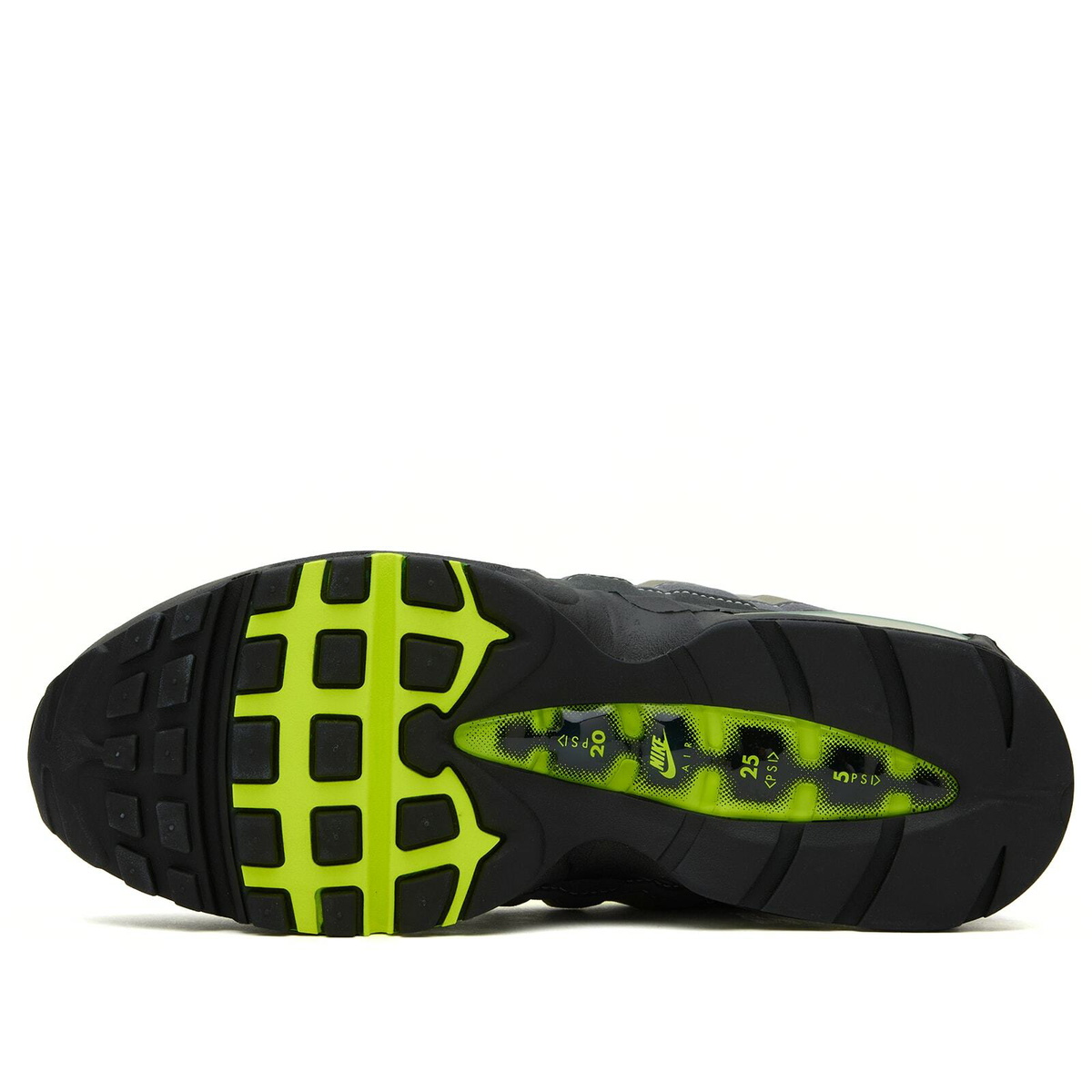 Nike Air Max 95 Og Sneaker in Black/Neon Yellow