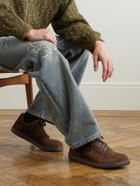 LOEWE - Jambo Suede Sneakers - Brown