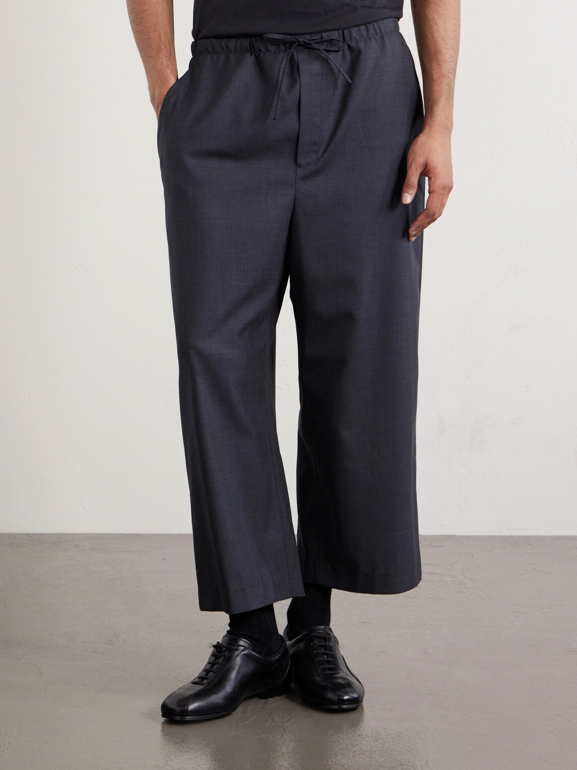 Amomento - Straight-Leg Wool Trousers - Gray