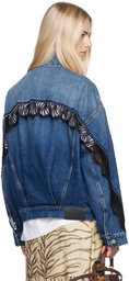 Stella McCartney Blue Faded Denim Jacket