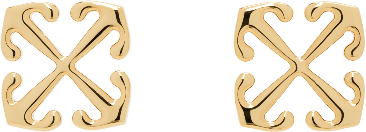 Off-White Mini Arrow Earrings