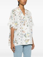 ZIMMERMANN - Lace Trimmed Oversized Shirt