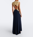 Costarellos Embroidered gown