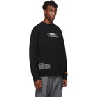 Heron Preston Black NASA Manual Sweatshirt