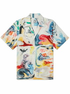 Endless Joy - Pipe Dream Convertible-Collar Printed TENCEL™-Blend Shirt - Multi