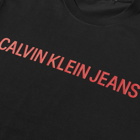 Calvin Klein Men's Institutional Logo T-Shirt in Black