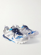 Balenciaga - Track Nylon, Mesh and Rubber Sneakers - White