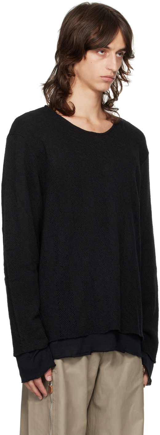 OUR LEGACY DOUBLE LOCK SWEAT フリース 46 Our Legacy - Double Lock U Neck Ash Grey Alpaca