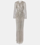 Jenny Packham Anja sequined gown