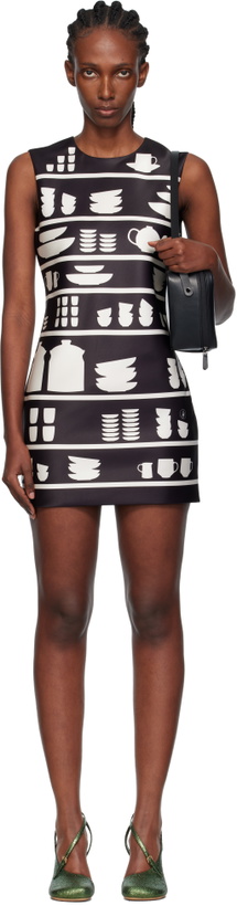 Photo: JW Anderson Black & White Shift Minidress