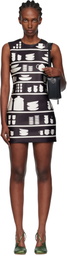 JW Anderson Black & White Shift Minidress