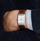 Jaeger-LeCoultre - Reverso Classic Large 27mm Stainless Steel and Leather Watch - White