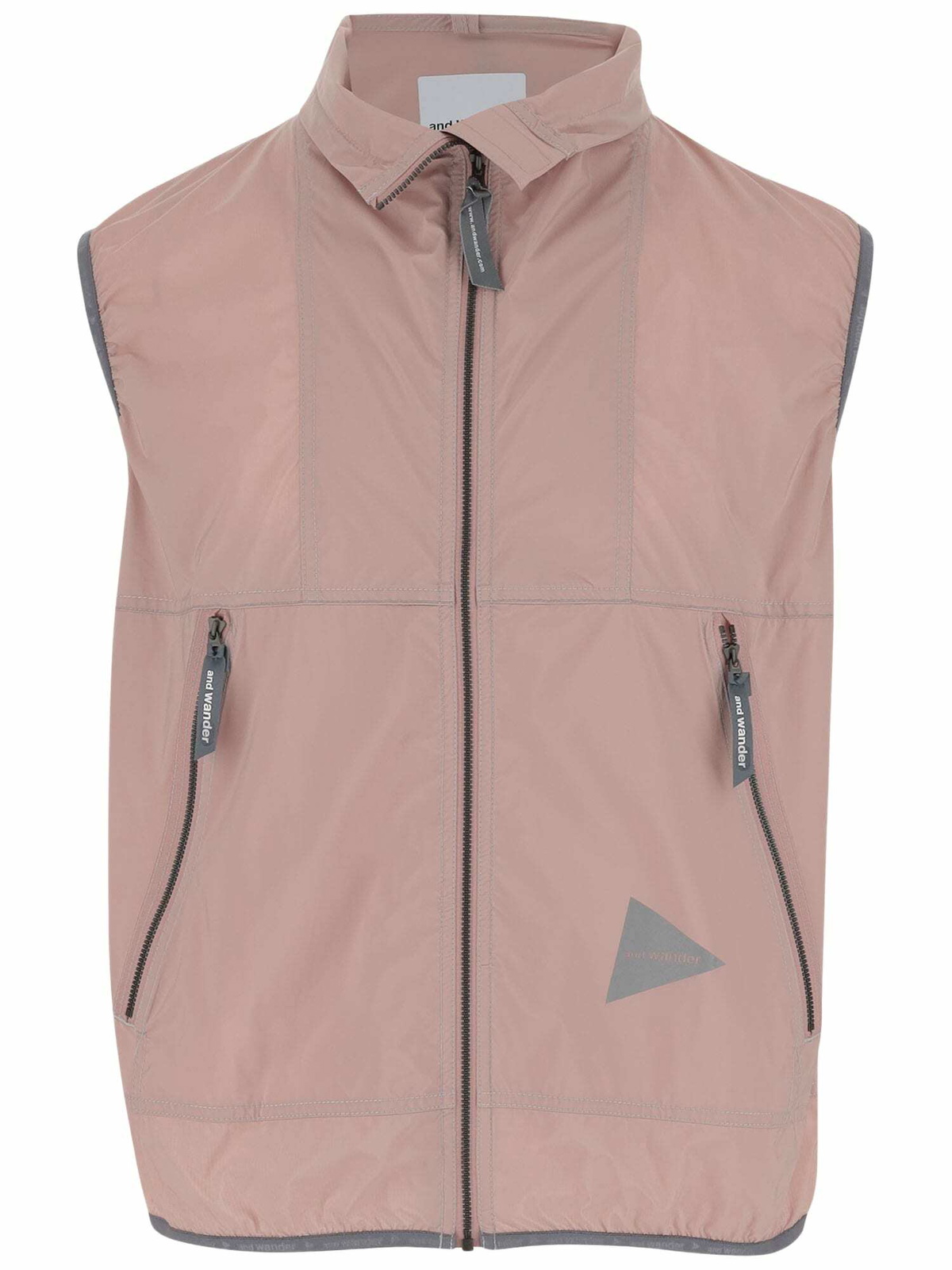 MAISON KITSUNÉ×and wander border vest And Wander X Maison Kitsuné 