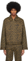 Noon Goons Green & Black Fastplant Jacket