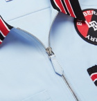 Burberry - Logo-Appliquéd Cotton Shirt - Blue