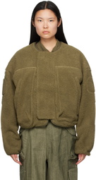 Entire Studios Khaki Fluffy Jacket