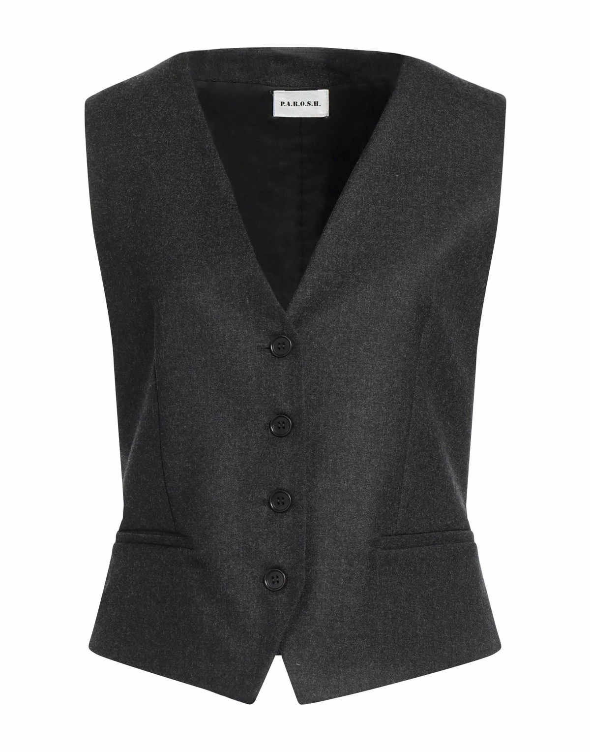 P. a.r. o.s. h. Womens Tailored Vest Charcoal