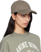 ANINE BING Green Jeremy Baseball Cap