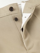 The Row - Rosco Straight-Leg Cotton-Blend Twill Trousers - Neutrals