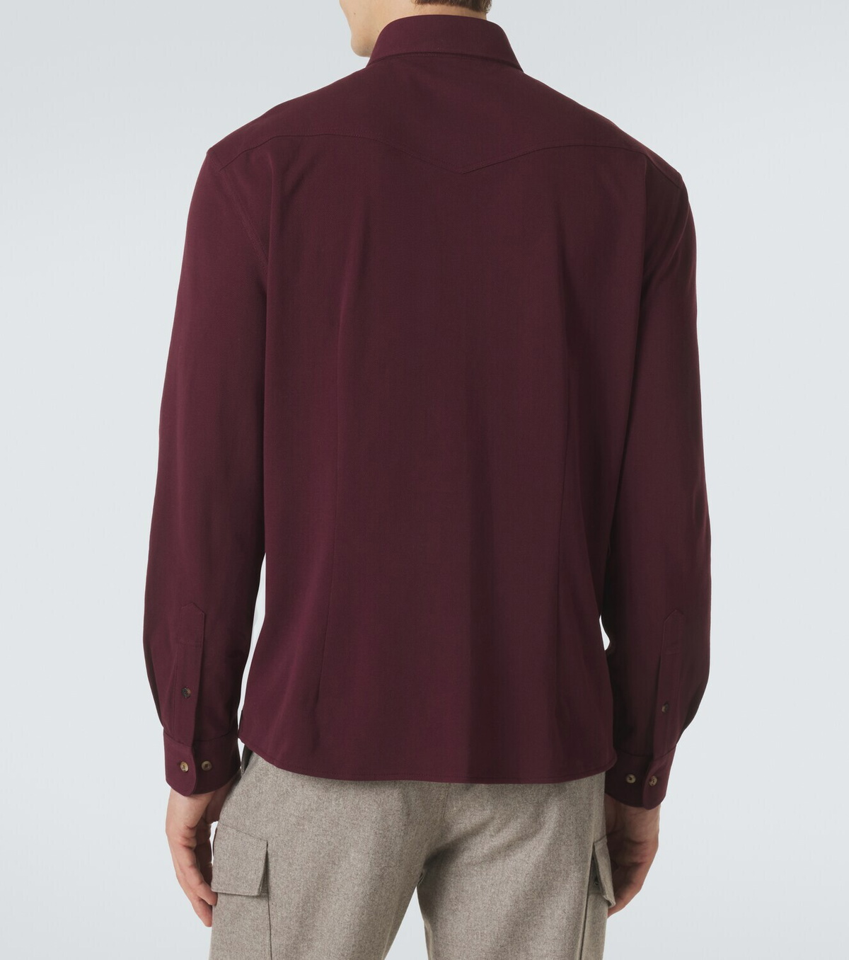 Brunello Cucinelli Cotton piqué shirt