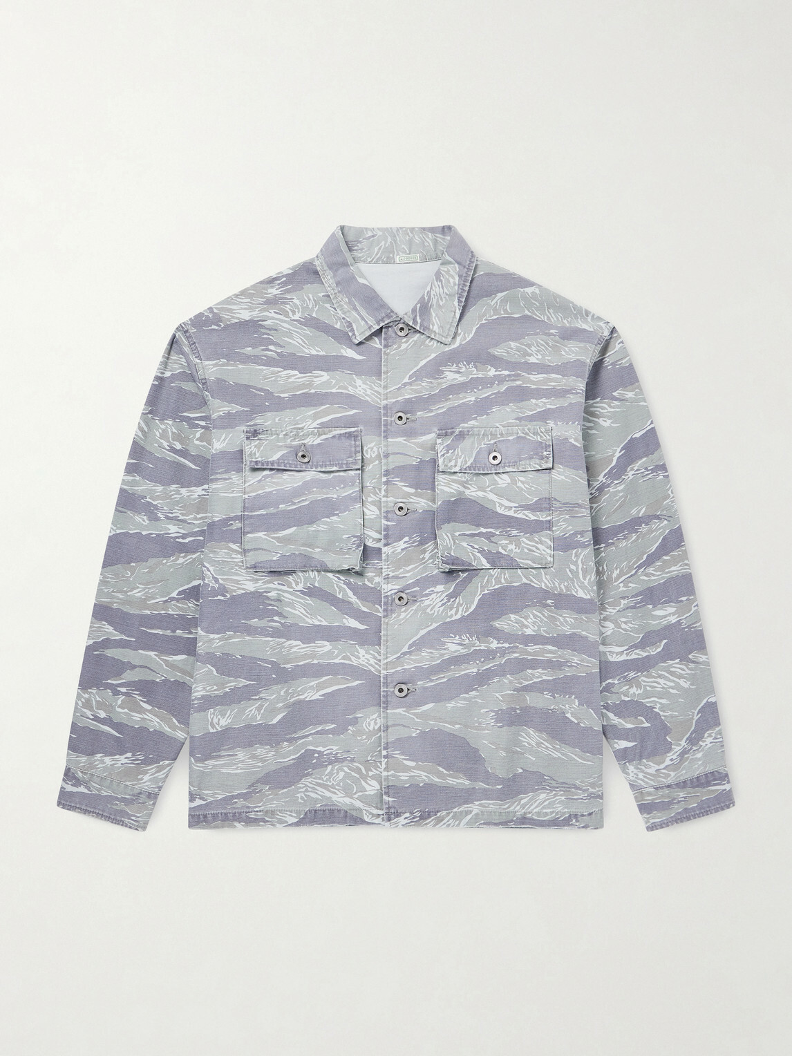 A.PRESSE - Printed Cotton Jacket - Gray
